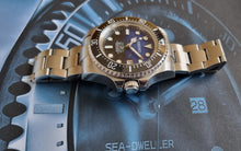 Load image into Gallery viewer, Seiko mod watch, jc limited edition deepsea! Blue to black, STUNNING!
