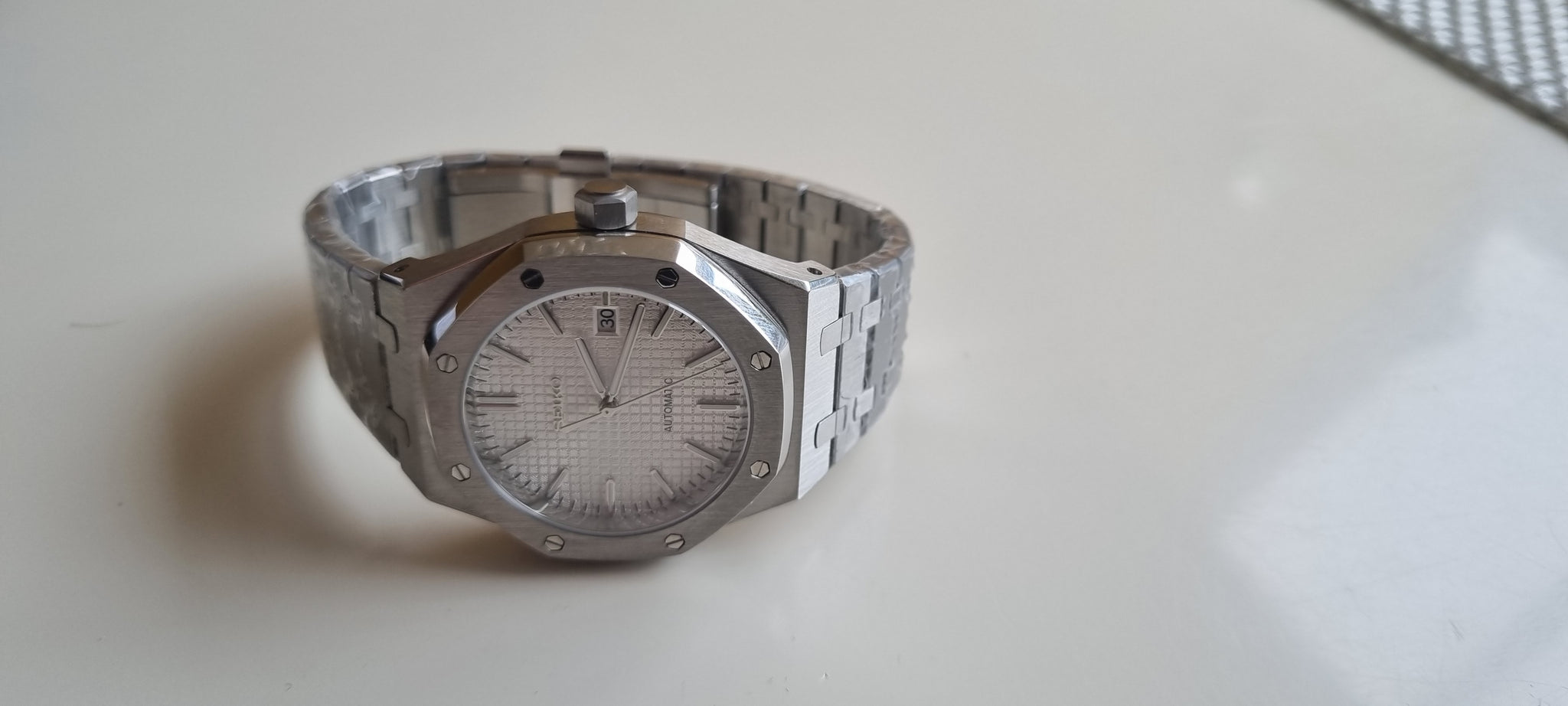 AP OAK NH35 A MOD フロステッド カスタム Seiko Royal Oak MOD Rose Gold -